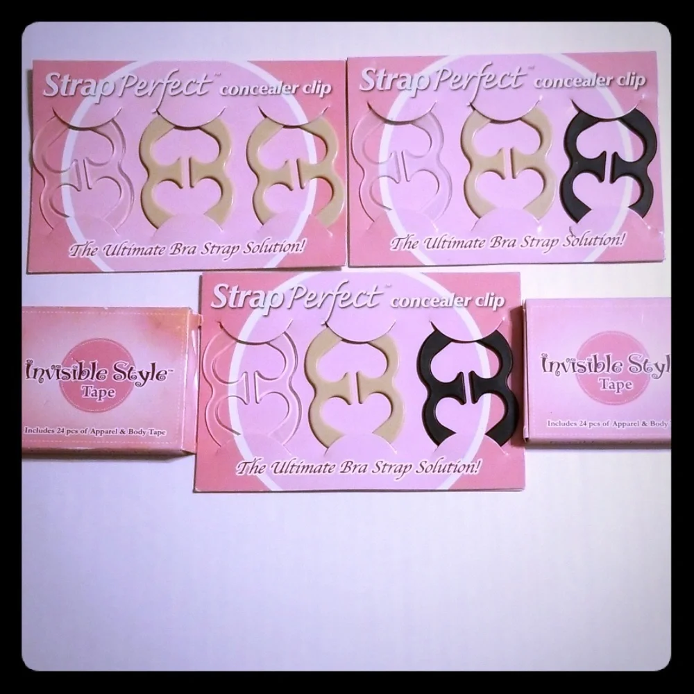 Womens Perfect Concealer Clip Invisible Style Tape - Picture 1 of 2